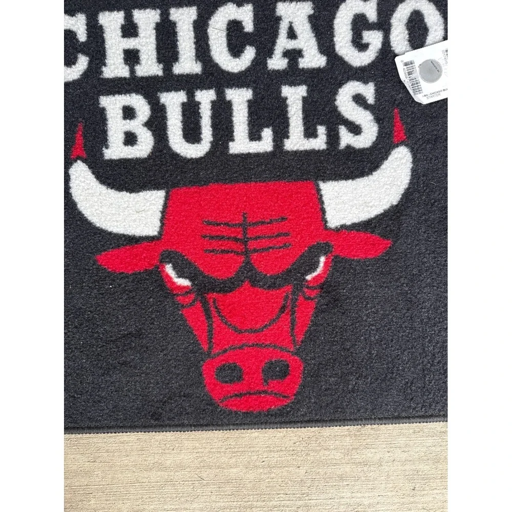 Fanmats‎ Chicago Bulls Door Mat NBA 20x30 Black New Starter Rug Logo
